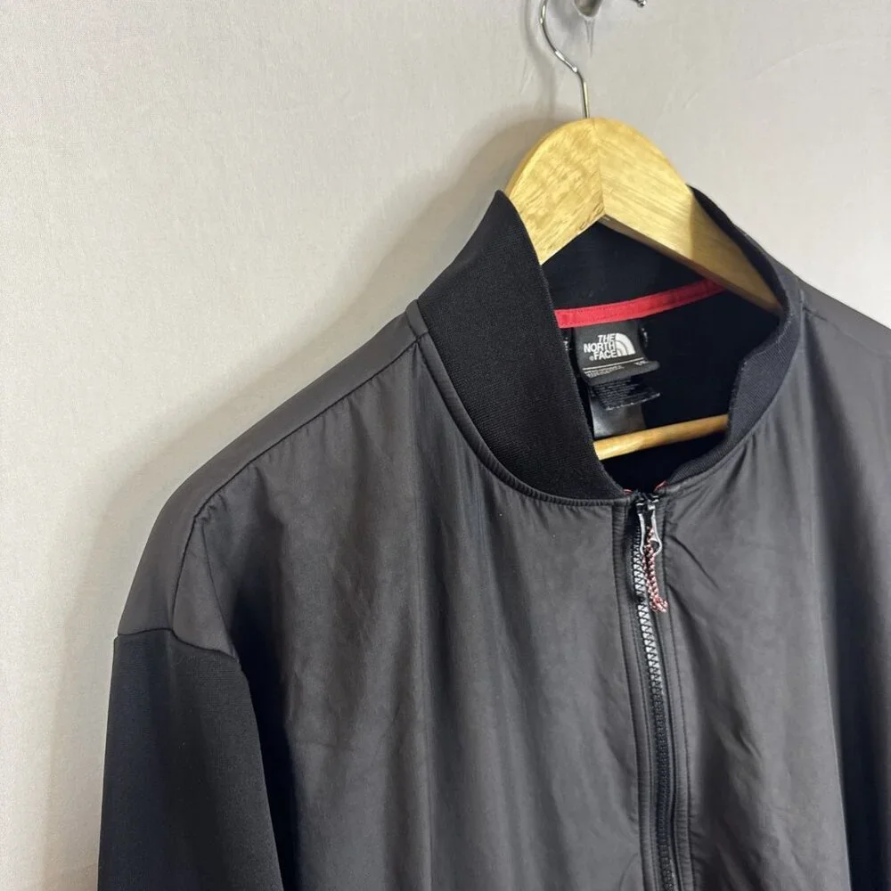 The North Face Men’s XXL Full Zip Hybrid Jacket Black Bomber Style‎